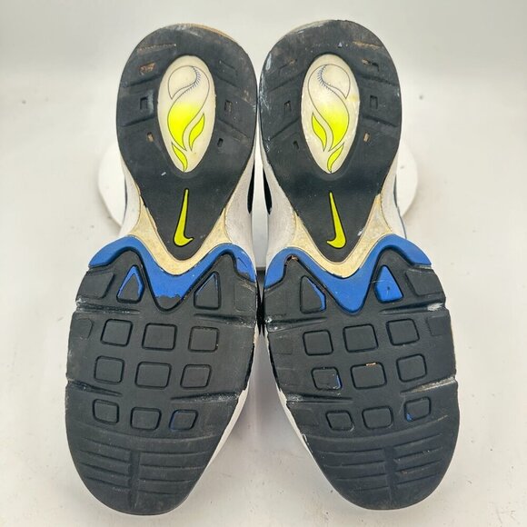 Nike Air Griffey Max 1 Men Size 8.5 354912-008 Platinum Midnight Navy Volt Shoes - Picture 8 of 11